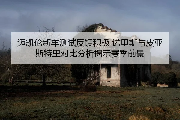 迈凯伦新车测试反馈积极 诺里斯与皮亚斯特里对比分析揭示赛季前景